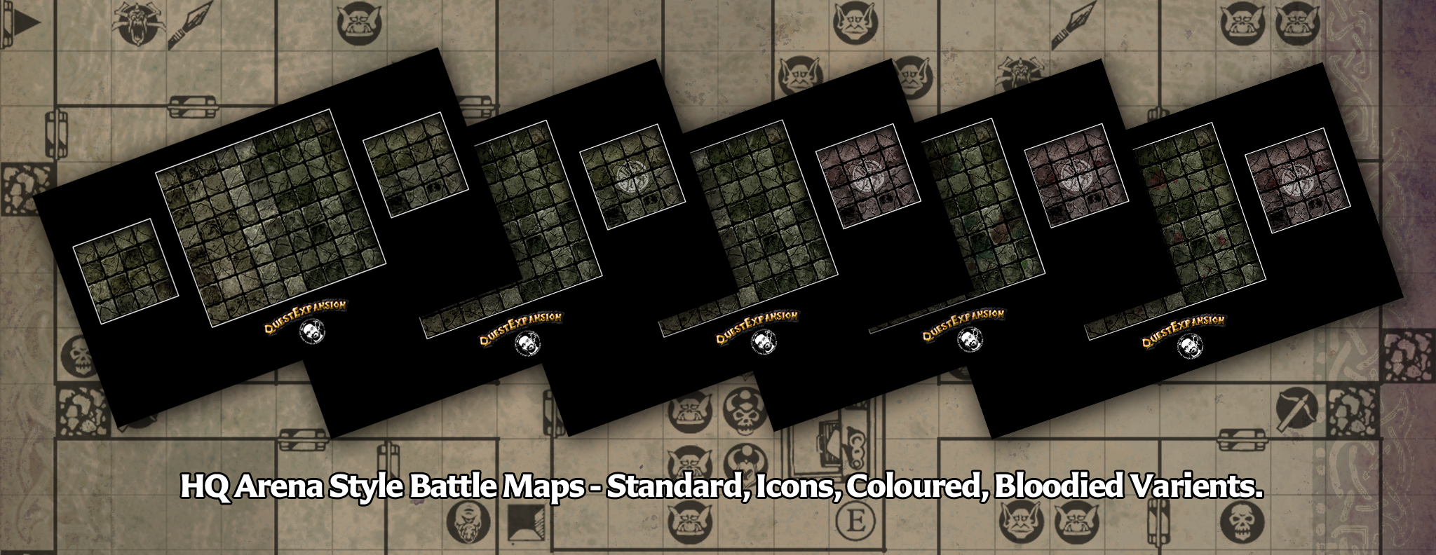 QuestExpansion Arena Maps x5