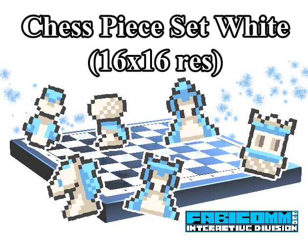 Chess Piece Set White