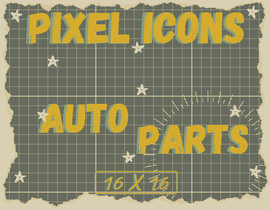 16x16 ICONS FREE Auto Parts