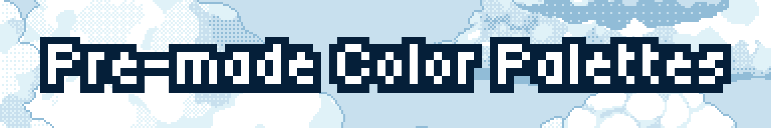 Pre-made Color Palettes