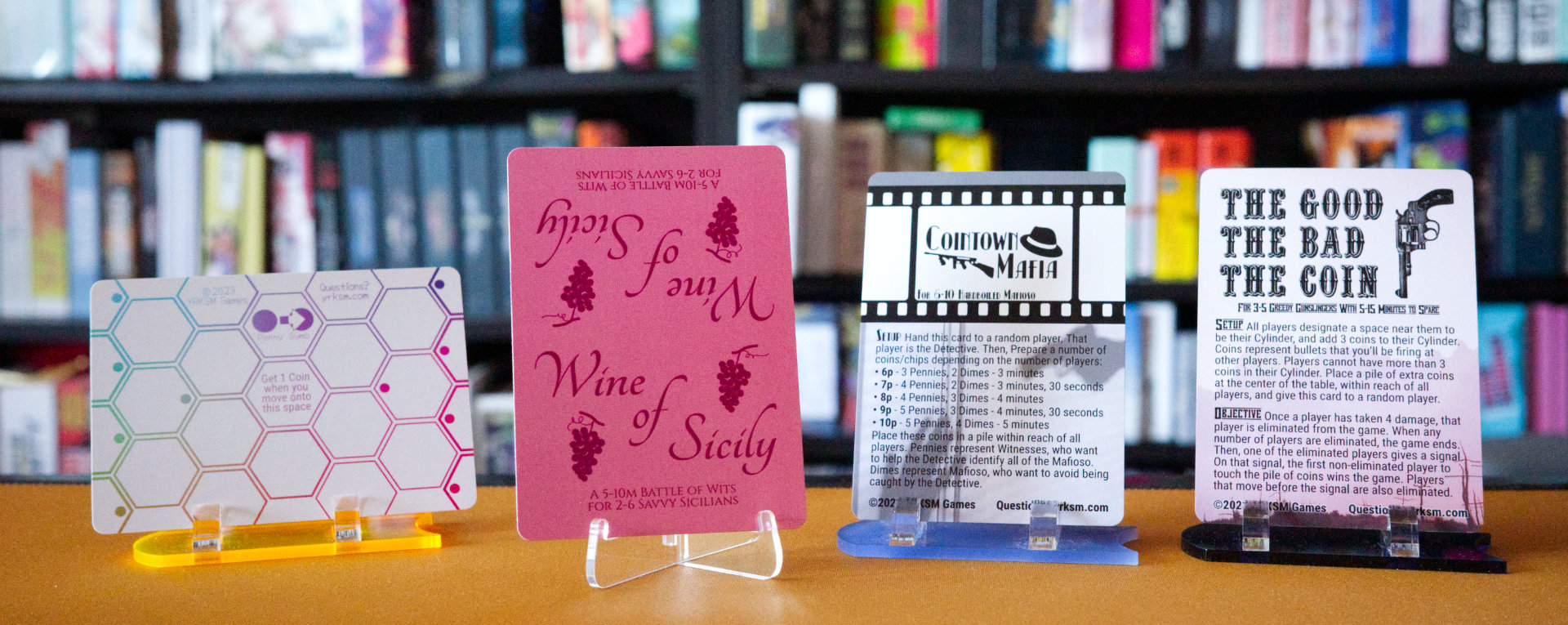 Wine of Sicily & One Card Party Game Pack (Print & Play)