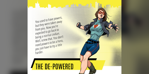 Cover image for The De-Powered (A Masks: A New Generation Playbook)