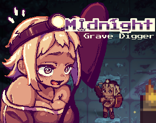Cover image for Midnight Gravedigger