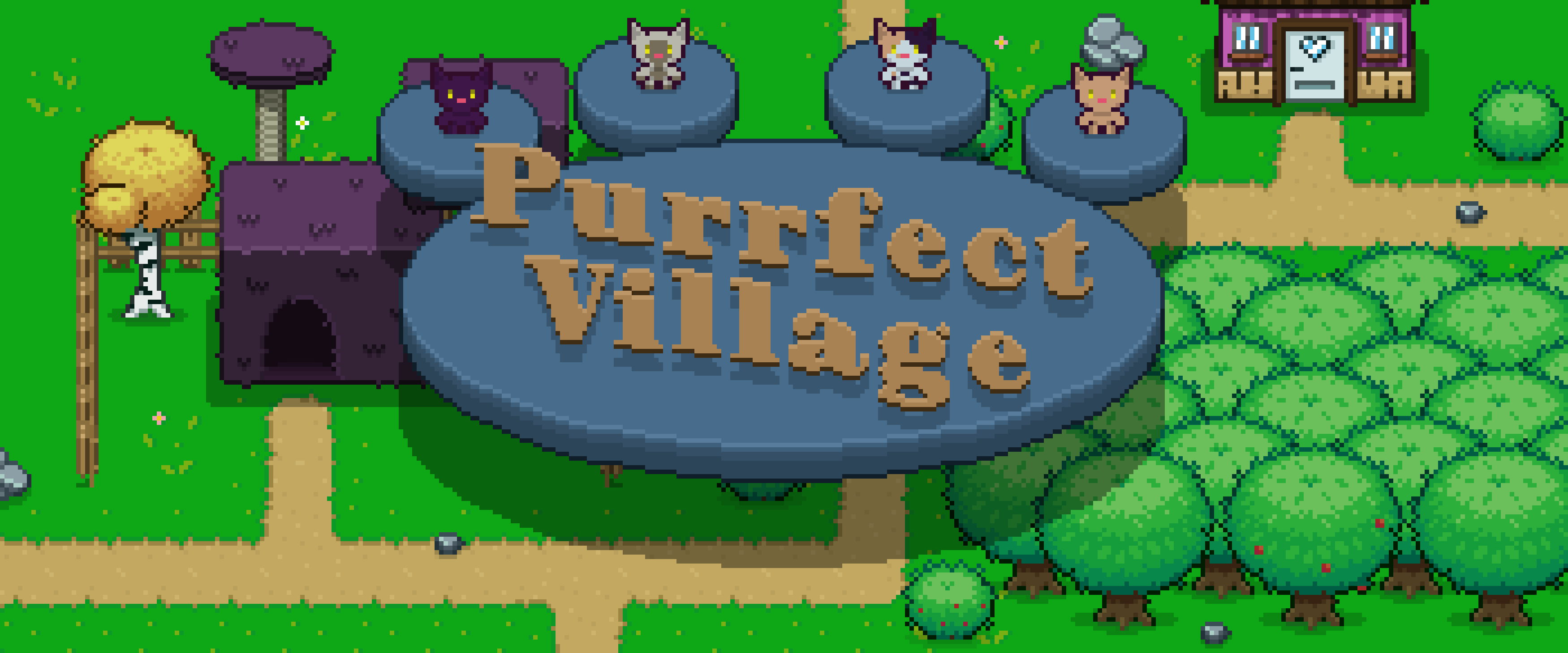 'Purrfect Village' Asset Pack