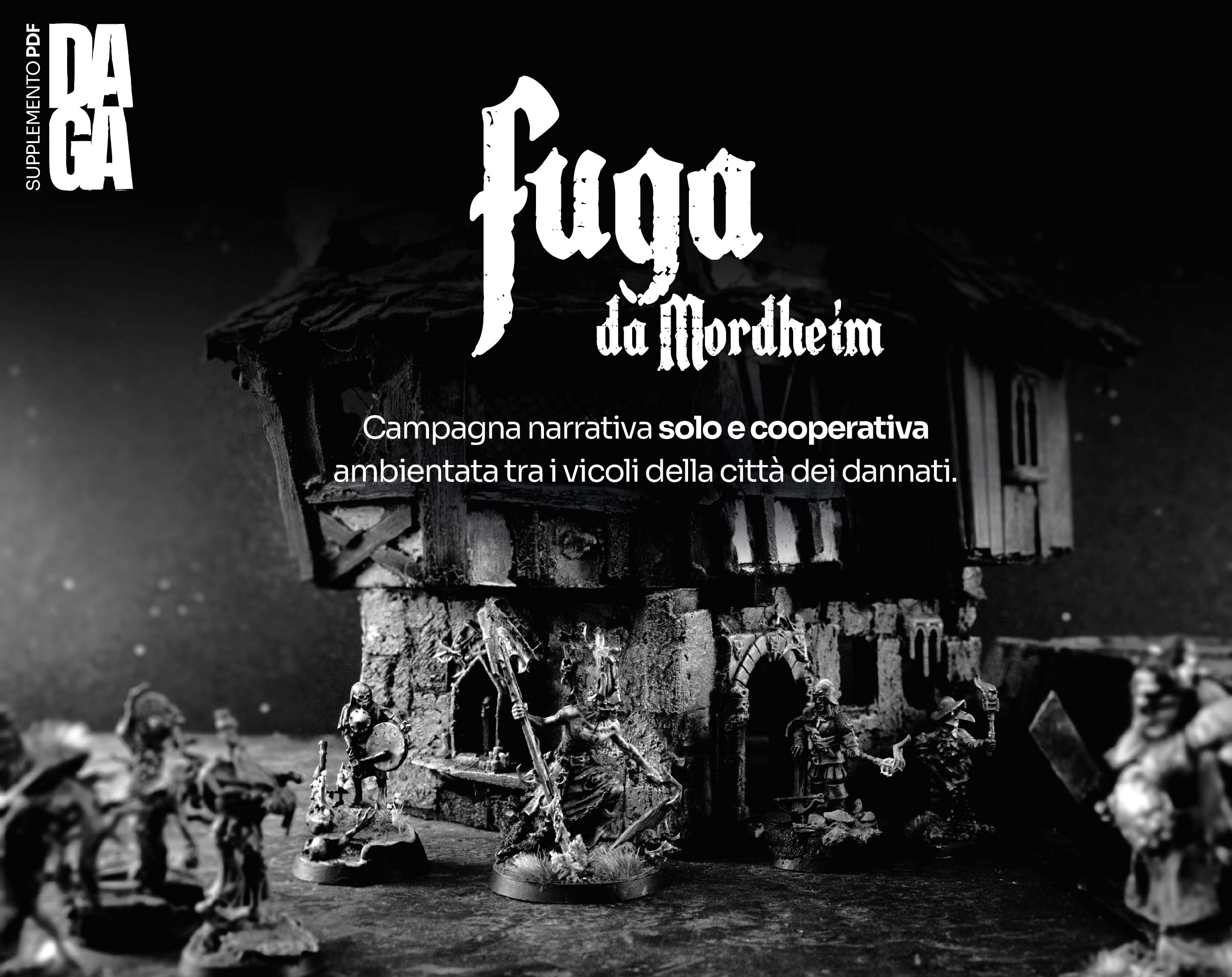 Portada de Fuga da Mordheim - Supplemento Solo / Cooperativo ITA