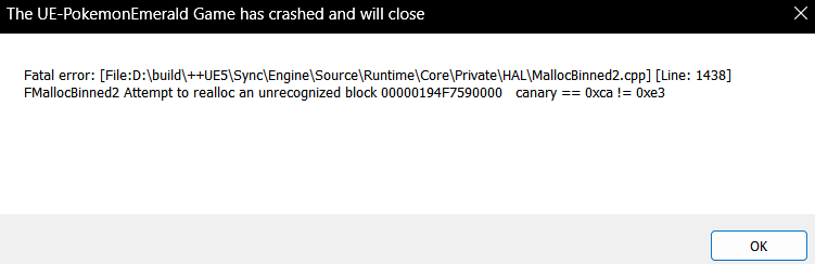 Error when soft resetting during Mercenary Yior battle