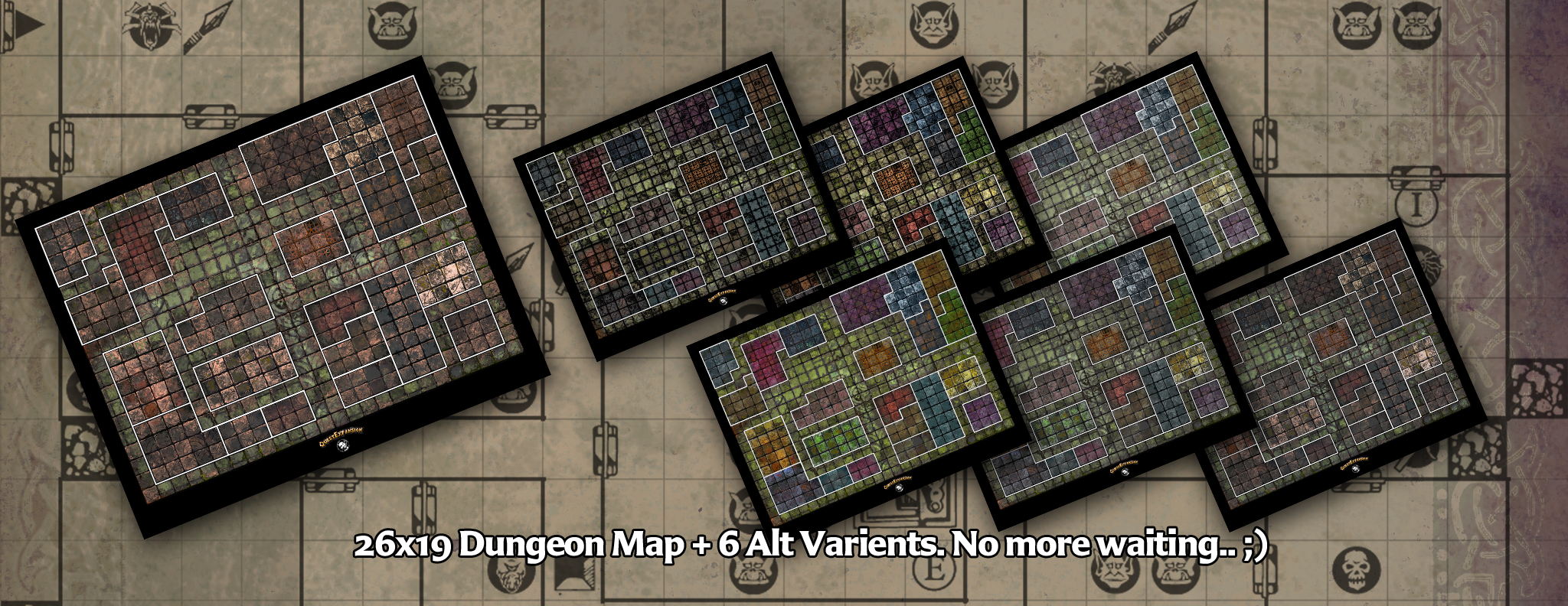 QuestExpansion - Dungeon Maps x7