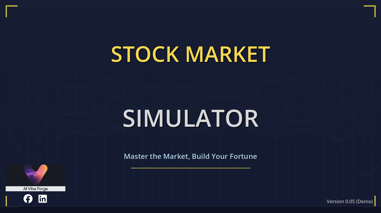 Stock Market Simulator (Demo)