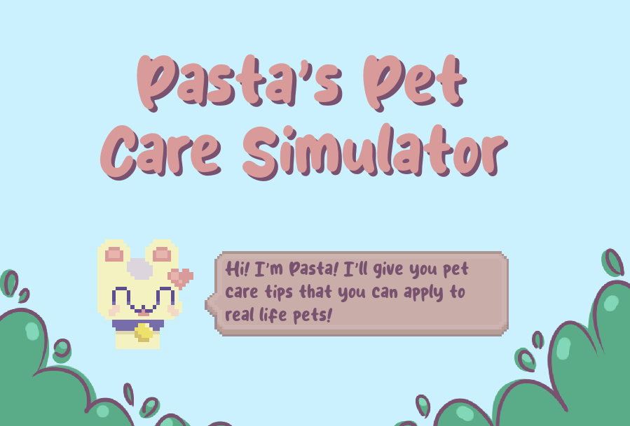 Pasta's Pet Care Simulator