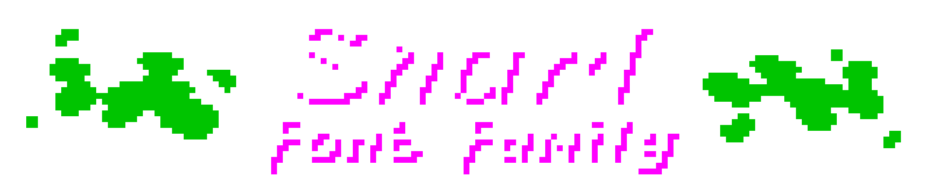 Snarl Pixel Font Family