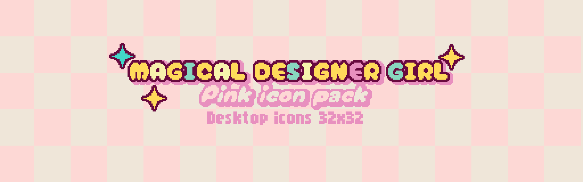Magical designer girl - Desktop icons 32x32