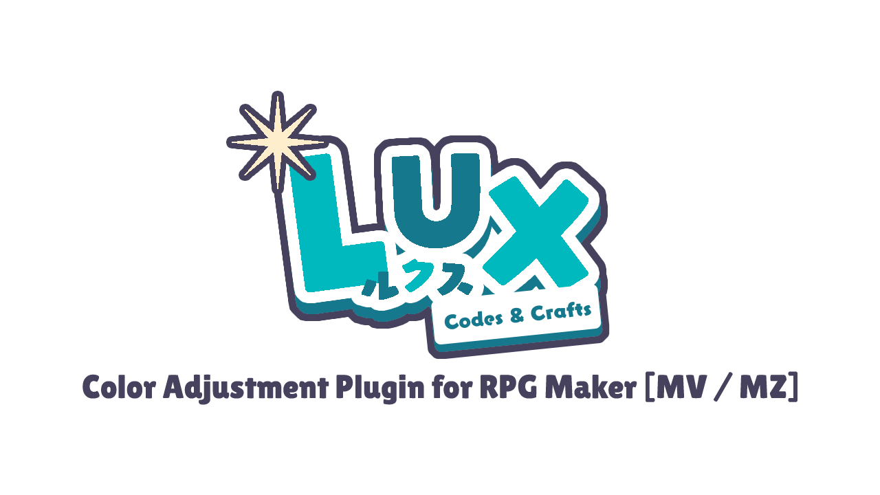 Color Adjustment for RPG Maker [MV / MZ]