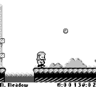 Re-spawning Horizontal Flying Mushroom Enemy