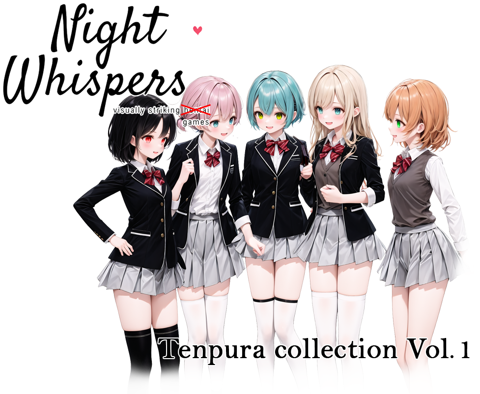 π¨ Student Girl Sprite Pack β 5 Characters | Visual Novel Ready