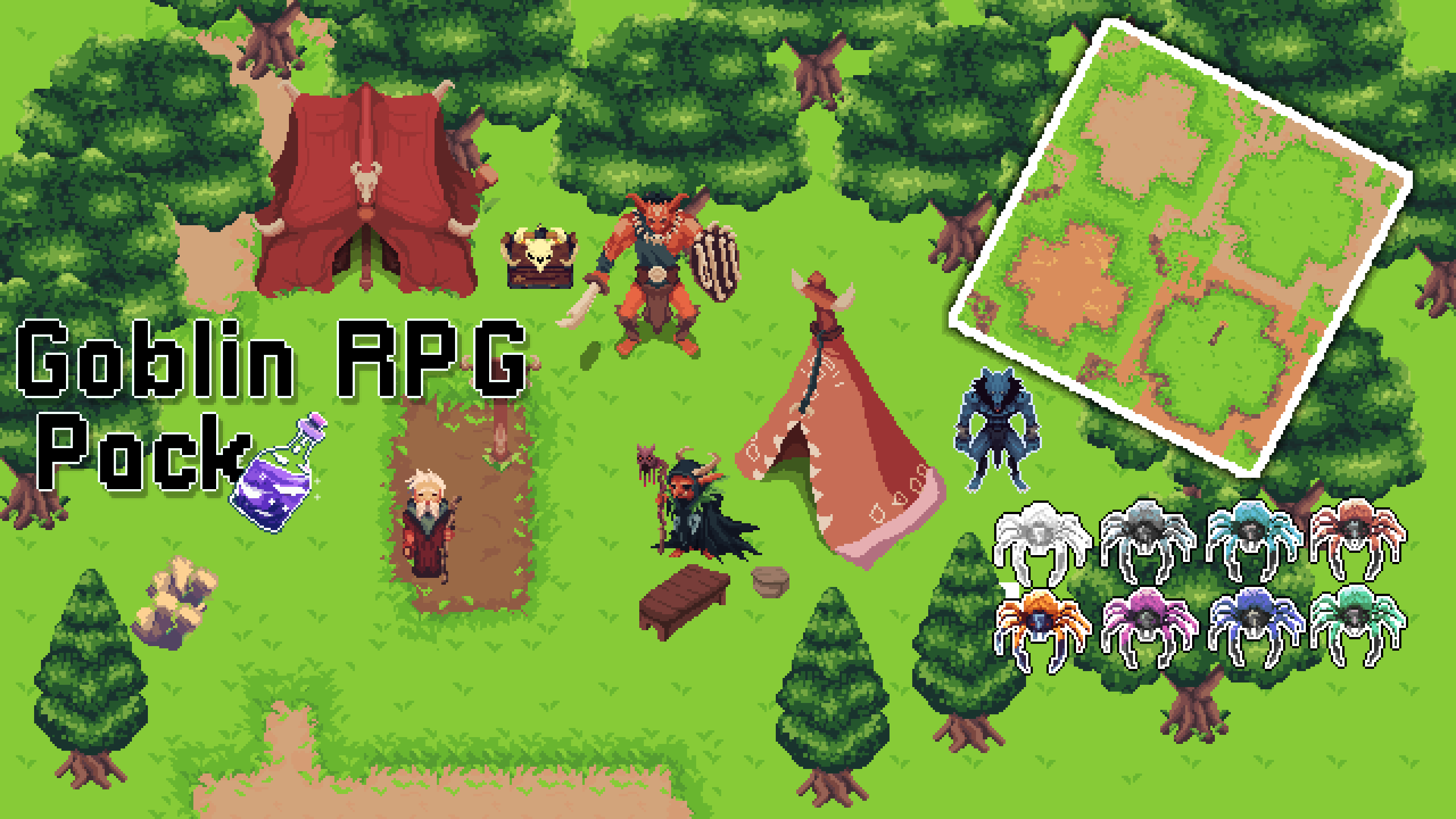 RPG Top Down Pixel Art Megapack