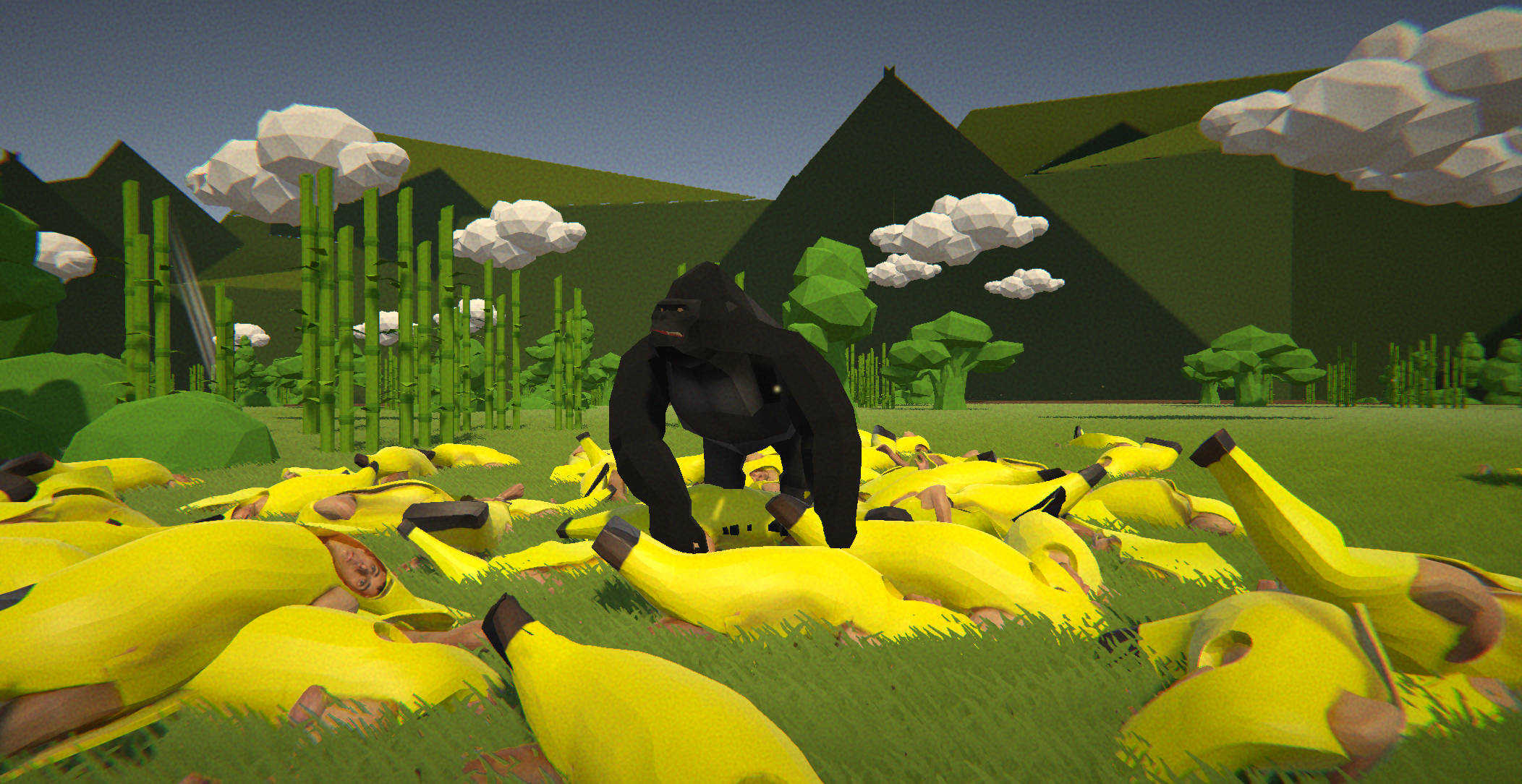 100 Human 1 Gorilla (The Game) By SamuD3v