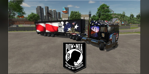 Cover image for Memorial Day Kenworth K100 with CurtainSide Dry Van