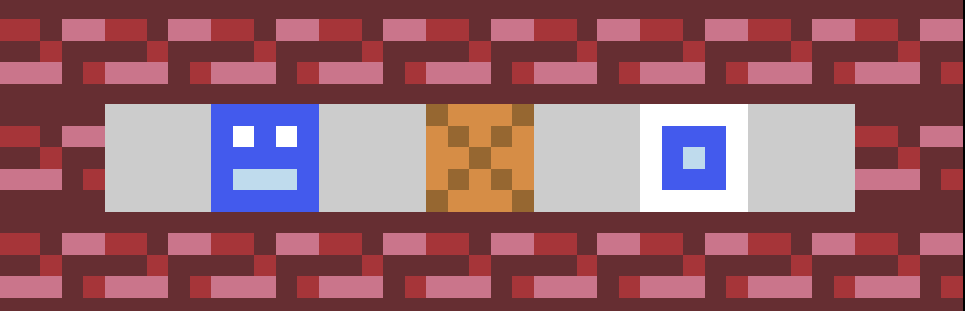 Ian's Block Pushing Game of Pushing Blocks Where You Are a Block Pusher That Pushes Blocks by Pushing Blocks