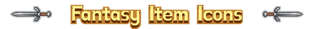 Lin's Pixel Art - Fantasy Item Icons