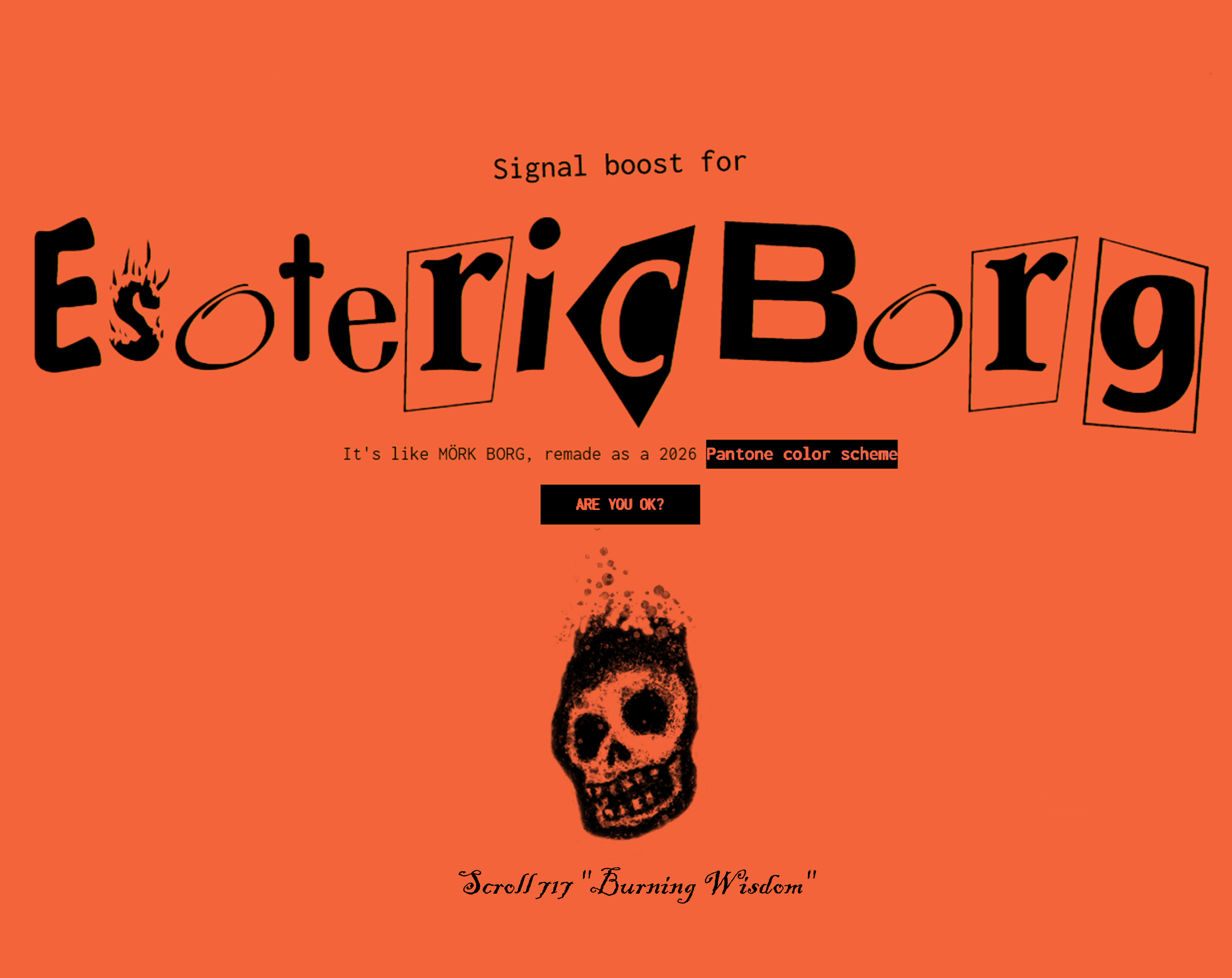 Esoteric Borg -Scroll 717-