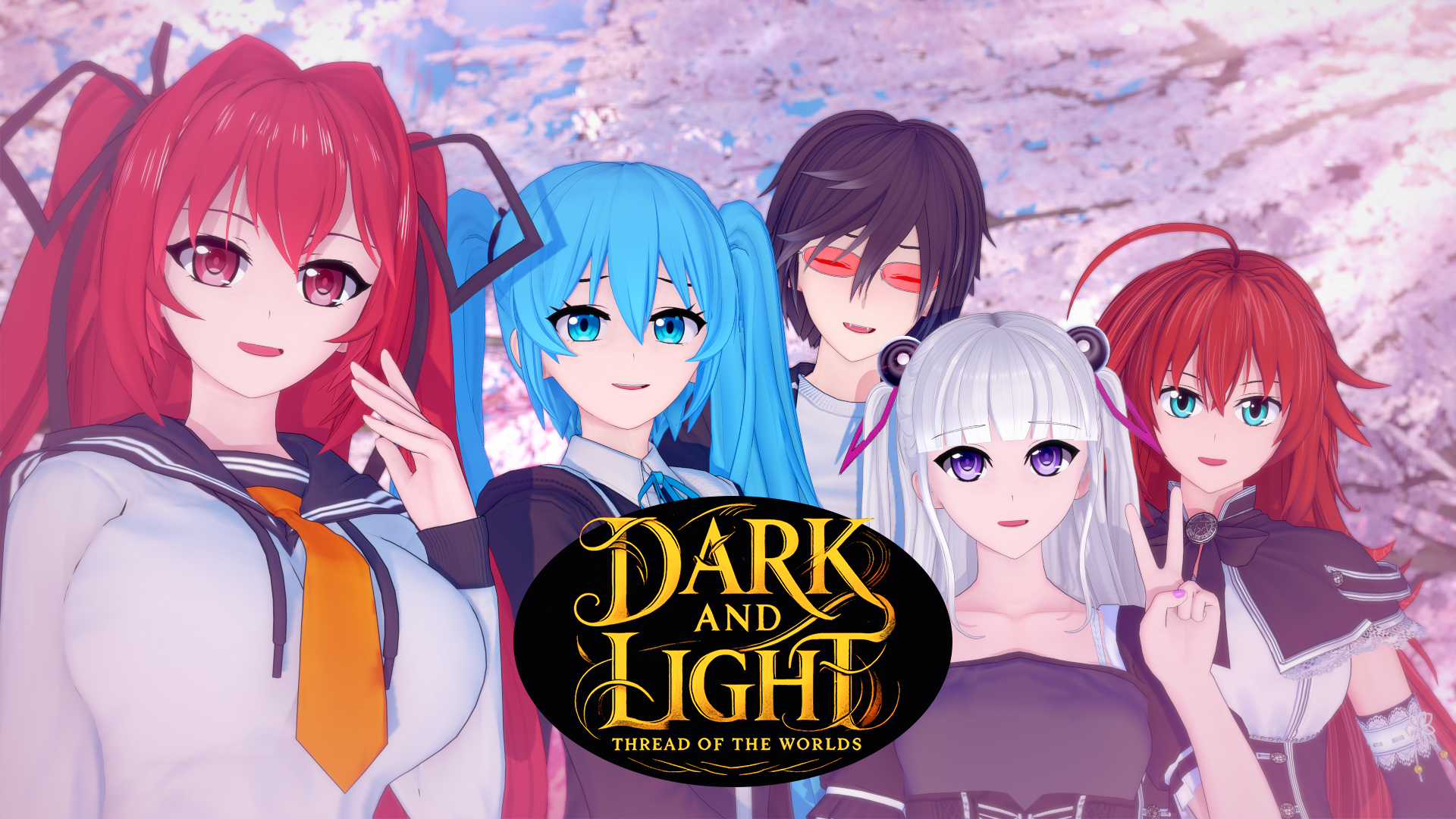 Cover art for Dark and Light: Thread of the Worlds by deasfulf — adult visual novel