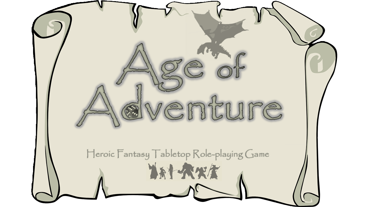 Cover image for Age of Adventure One-Page RPG (v11.3)