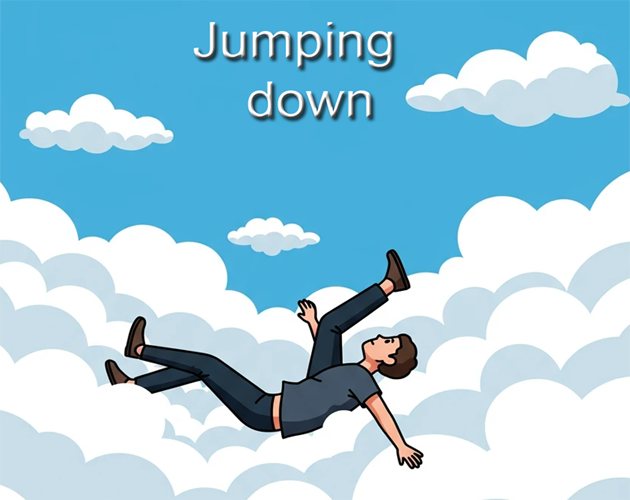 Jumping down