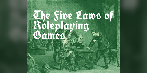 Cover image for The Five Laws of Roleplaying Games