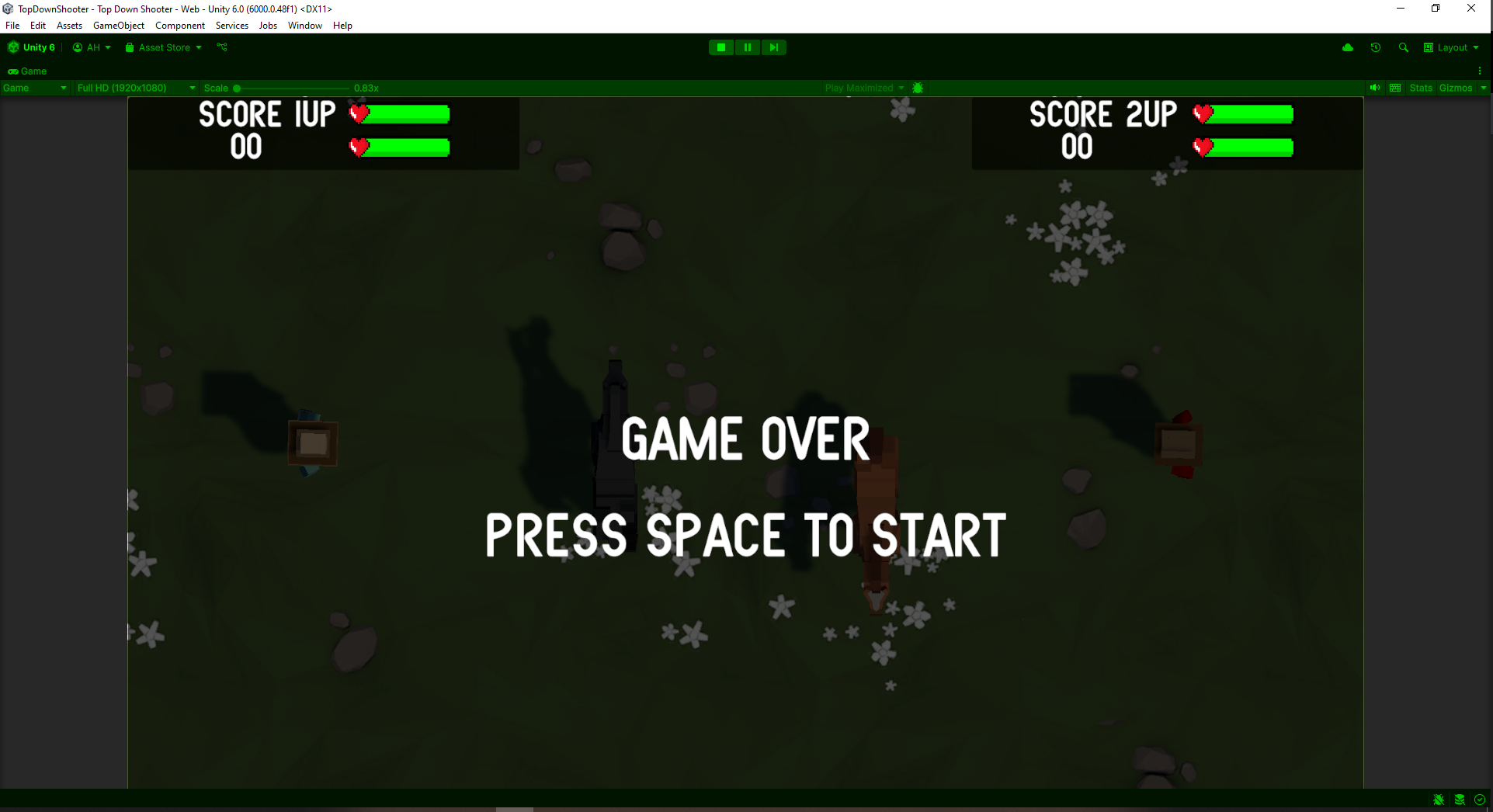 Week 3 - Top Down Shooter by 'Arf A Bob Games