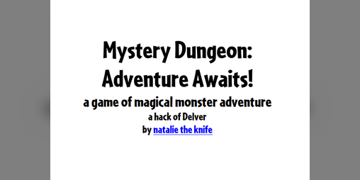 Cover image for Mystery Dungeon: Adventure Awaits!