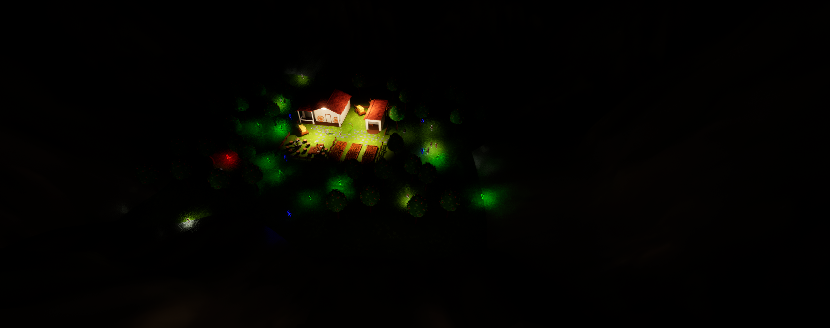Kill zombie on a farm