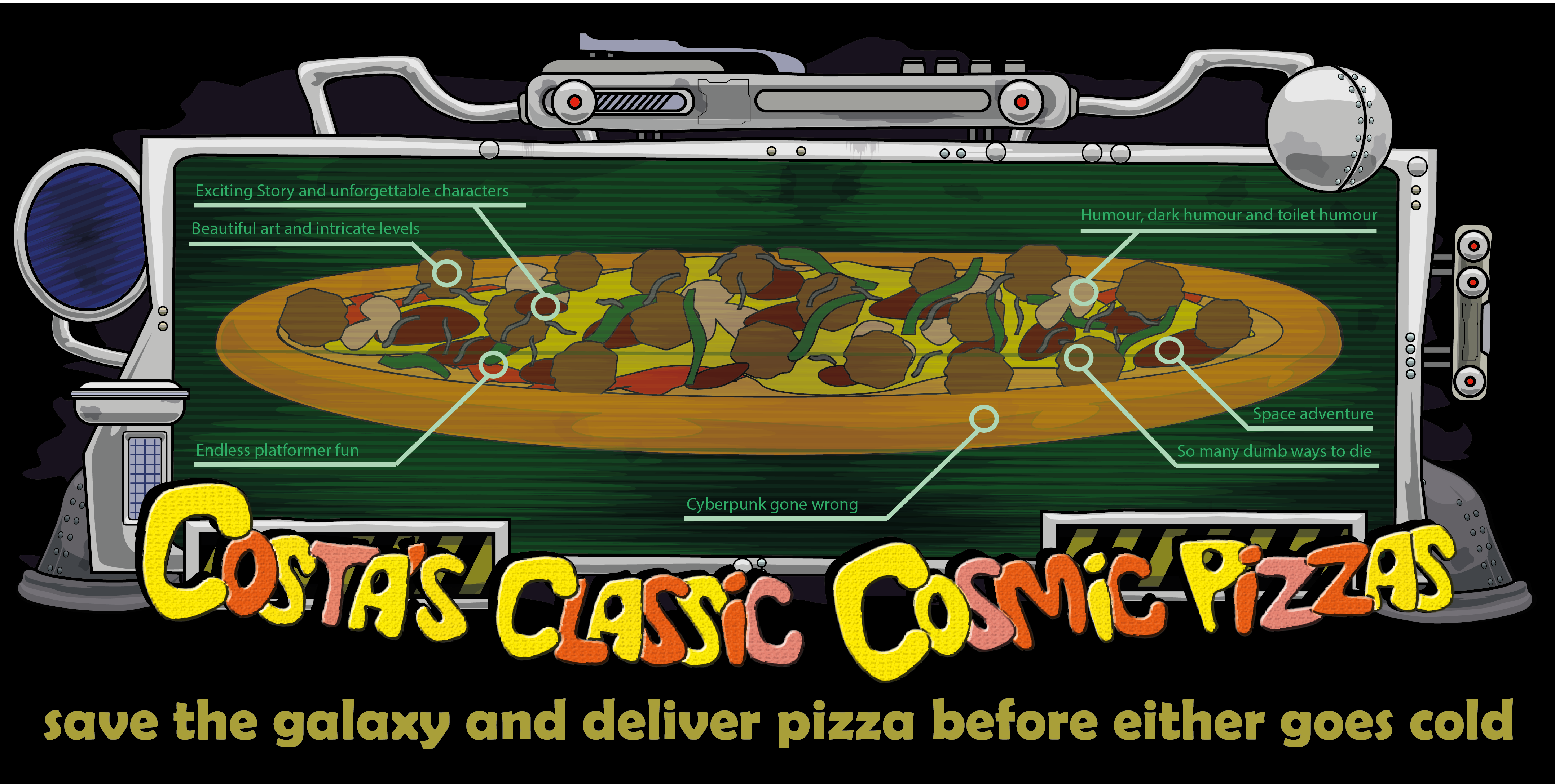 Costa's Classic Cosmic Pizzas