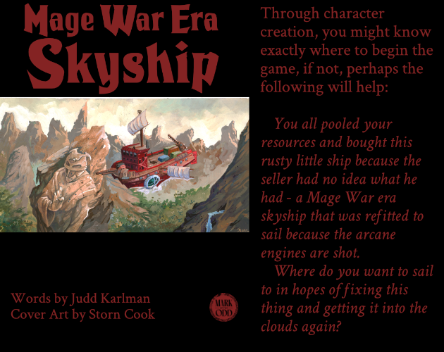 Cover image for Mage War Era Skyship