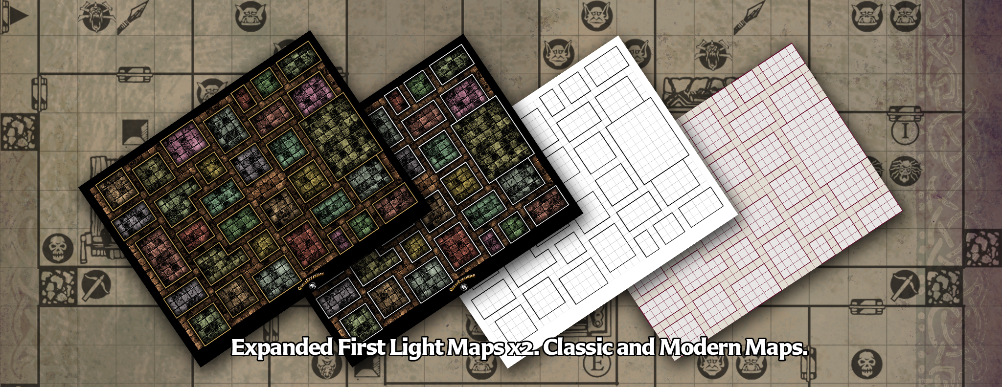 Expanded First Light Dungeons with Maps