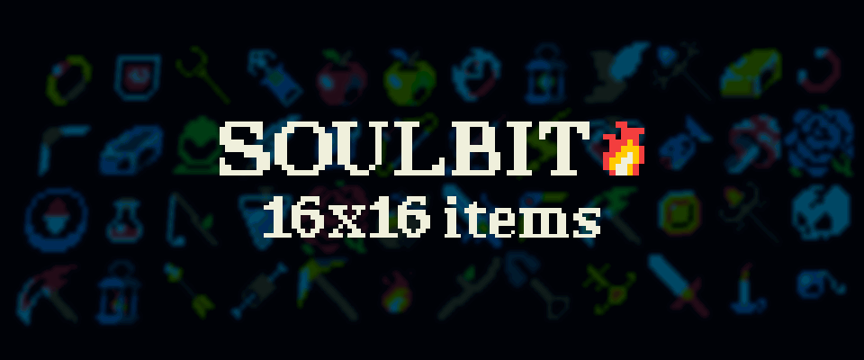 Soulbit: 16x16 RPG & Roguelike Items
