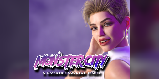 Cover image for Monster City: A Monster College Story