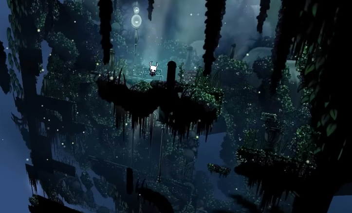 A showcase of how a 2D game, Hollow Knight, actually exists in and makes use of 3D space