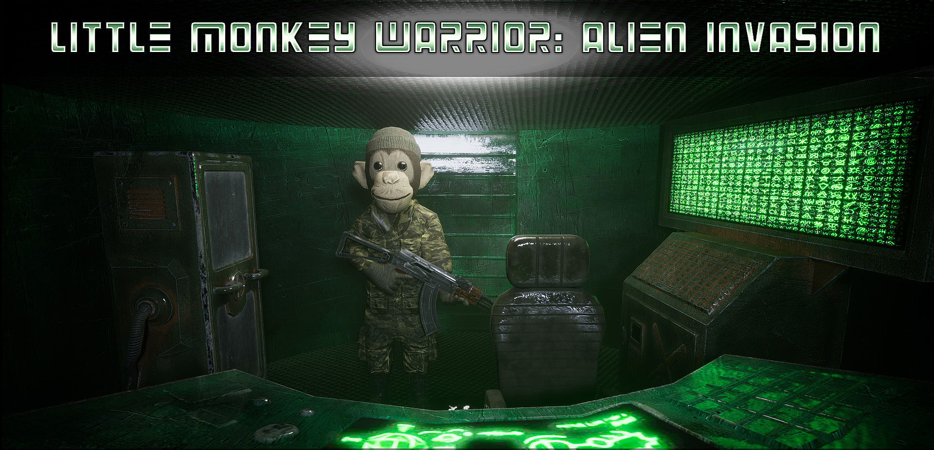 Little Monkey Warrior: Alien Invasion