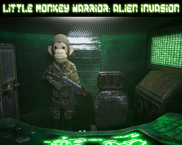 Little Monkey Warrior: Alien Invasion