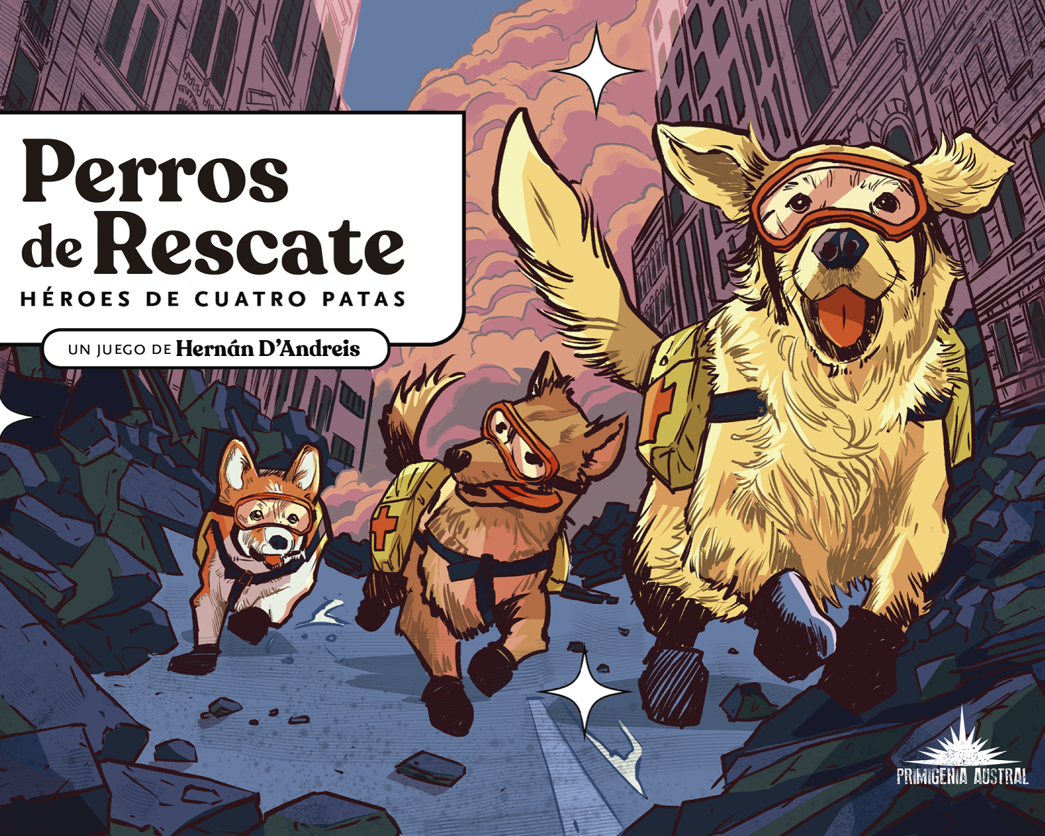 Cover image for Perros de rescate, héroes de cuatro patas
