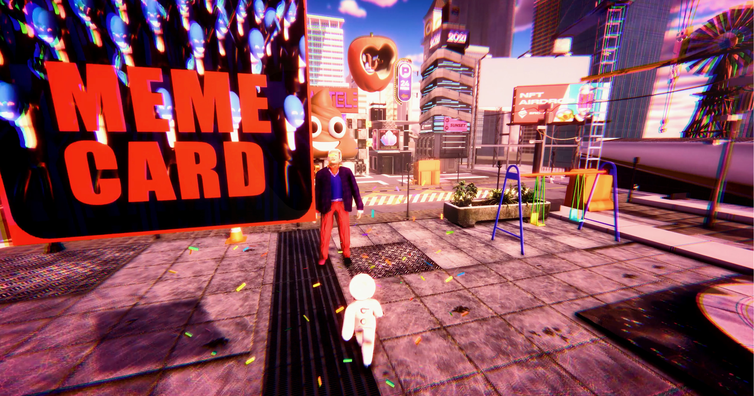 Meme Survival Simulation by Kekejinga