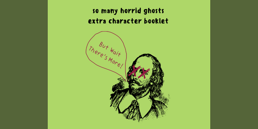 Cover image for so many horrid ghosts: extra character booklet