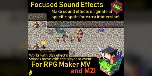 Cover image for Focused Sound Effects PRO for RPG Maker MV and MZ