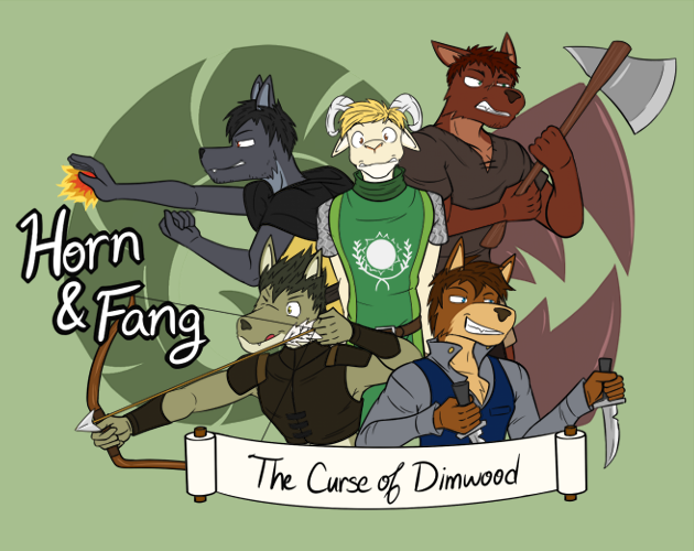 Cover image for Horn and Fang: The Curse of Dimwood