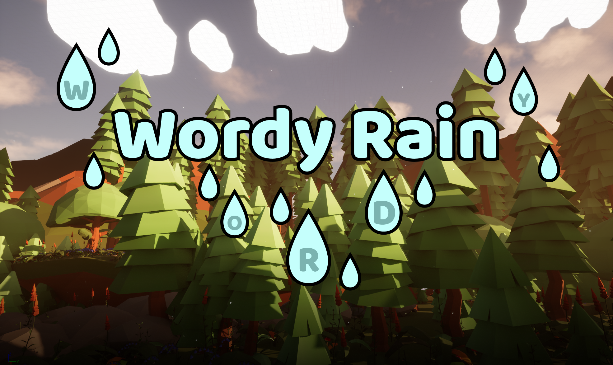 Wordy rain by caryn vainio