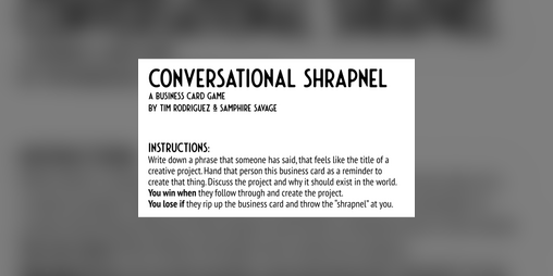 Cover image for Conversational Shrapnel