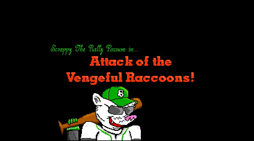 Cover image for Scrappy In : Attack Of The Vengeful Raccoons!