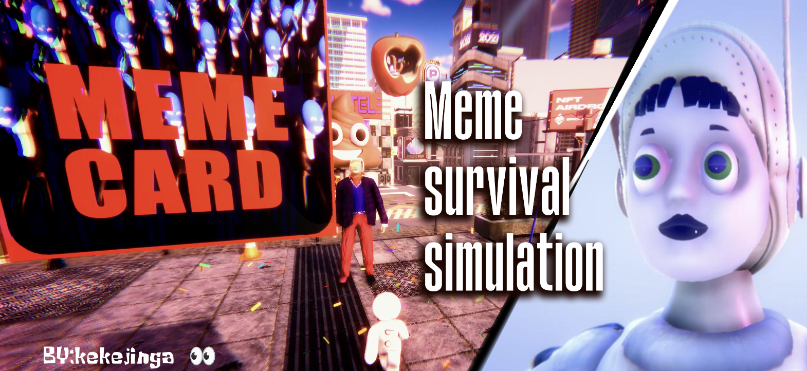 Meme Survival Simulation