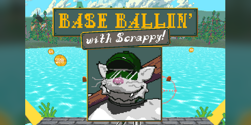 Cover image for Base Ballin' with Scrappy!