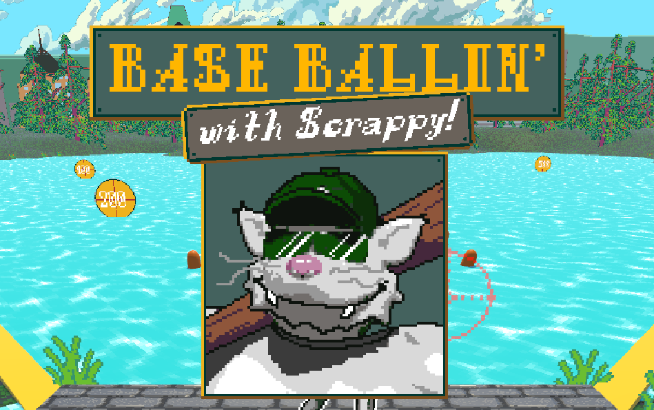 Cover image for Base Ballin' with Scrappy!